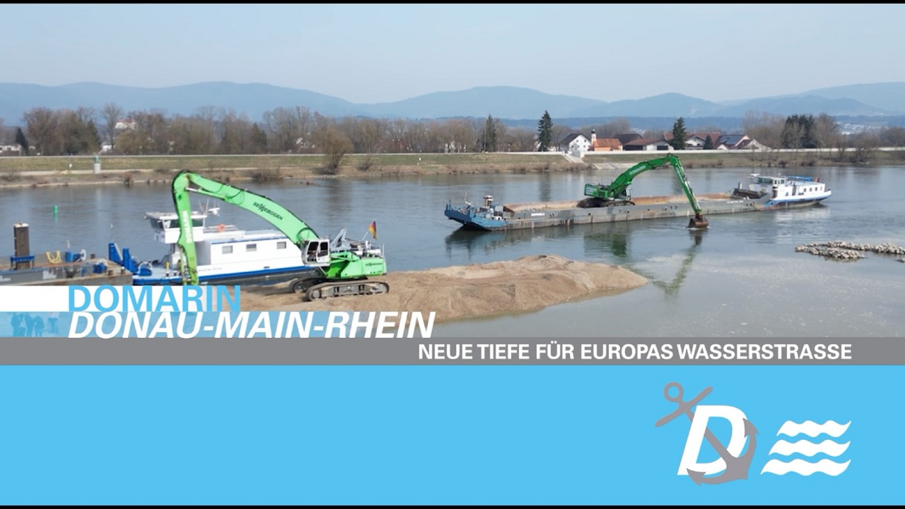 Neue Tiefe für Europas Wasserstraße