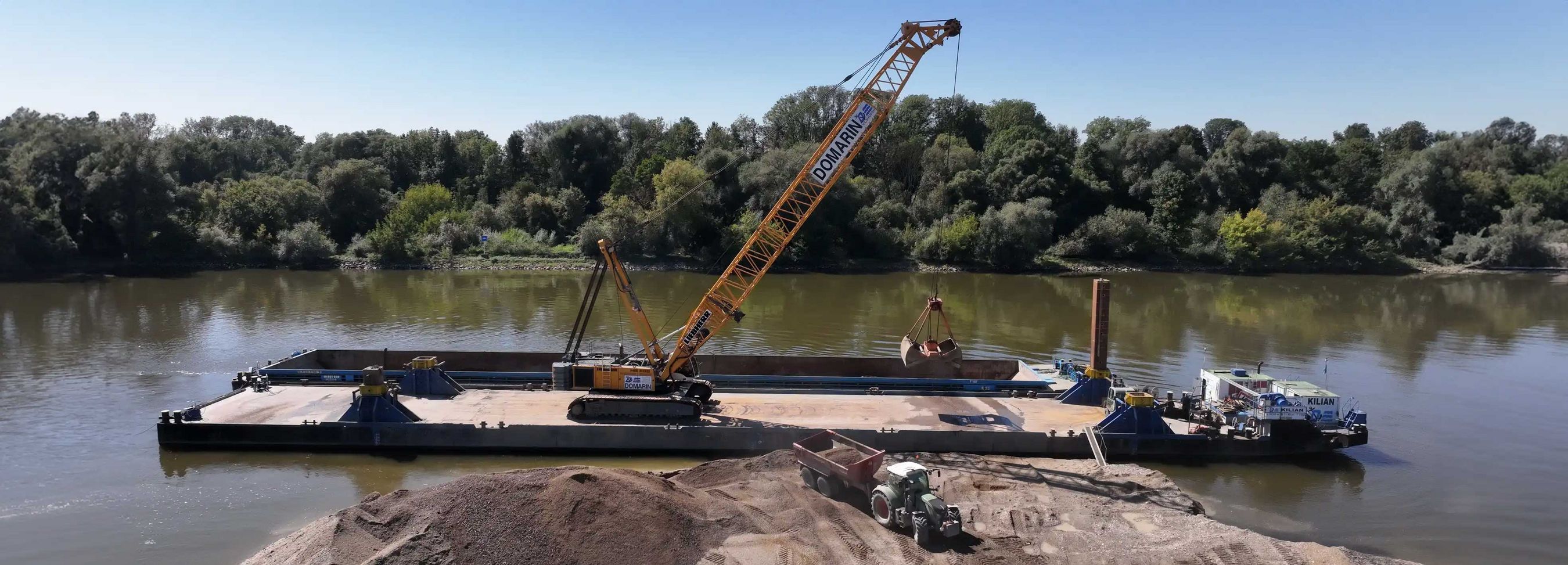 Domarin Wasserbau Baustelle